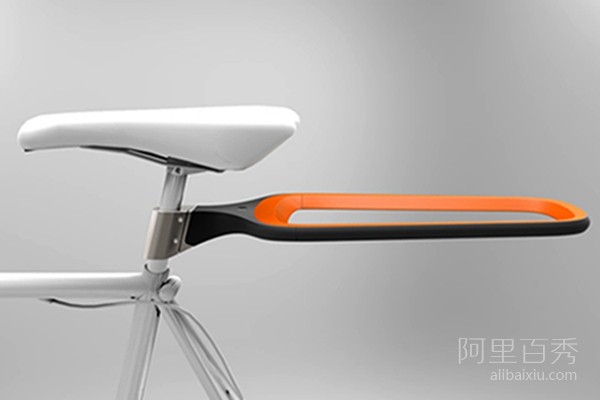 可拆卸的自行車 后座可以變大鎖 再也不用擔心被偷啦--置頂表情