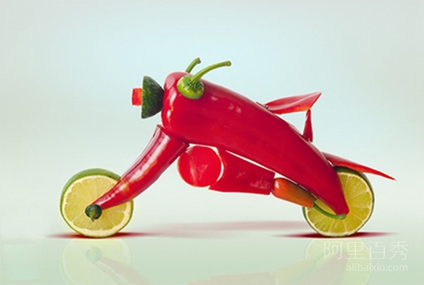 用食物組成的小玩意兒 吃貨們來試試唄--置頂表情