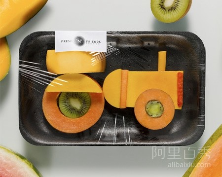 俏皮可愛的水果拼盤，不怕孩子再挑食--置頂表情