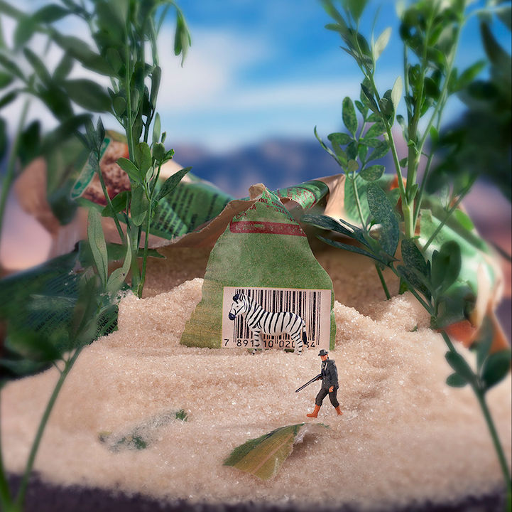 微距攝影的食物和人偶，每個都是不同的故事--置頂表情